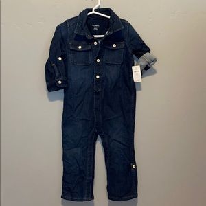 Baby boys denim jumpsuit
